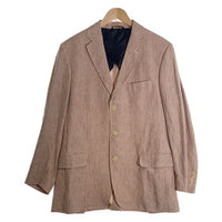 Brooks Brothers ブルックスブラザーズ リネン マルチストライプ 3B テーラードジャケット イタリア製 肩パッド Size L 相当 福生店