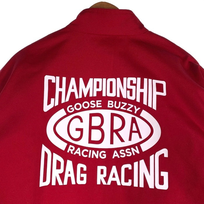 GOOSE BUZZY グースバジー STAND COLLAR RACING JACKET スタンドカラーレーシングジャケット 中綿 レッド GB-BL01 Size L 福生店