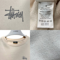 STUSSY ステューシー ショーンフォント スウェットトレーナー アイボリー sizeM 瑞穂店