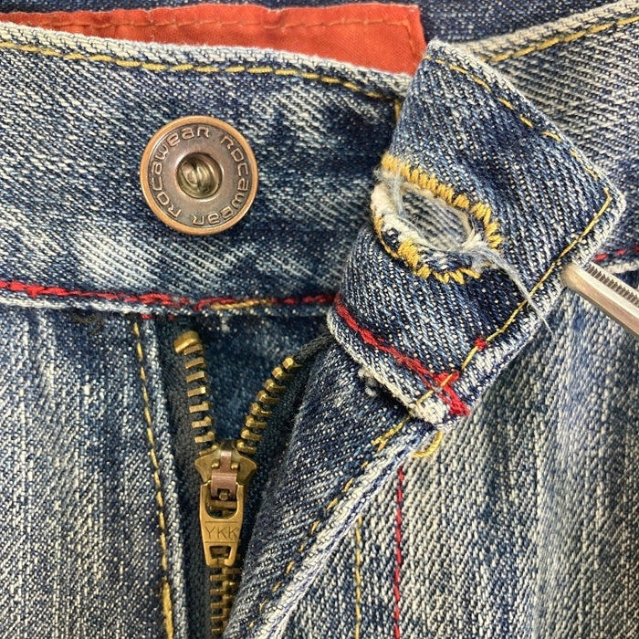 ROCA WEAR ロカウェア グラフィティ 刺繍 デニムパンツ インディゴ size40 瑞穂店