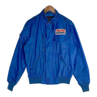 80's King Louie キングルイ PRO FIT FEL-PRO PERFORMANCE GASKETS ジップアップ ナイロン ジャケット ブルー Size S 福生店