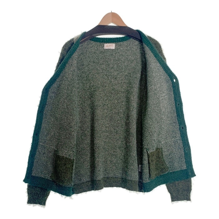 Backers バッカーズ ストライプ ブラッシュド カーディガン グリーン Size M 福生店