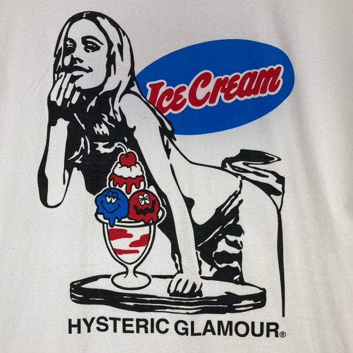 HYSTERIC GLAMOUR ヒステリックグラマー 02203CT13 VERDY TOKYO VITAMIN ヴェルディ Tシャツ ホワイト sizeM 瑞穂店