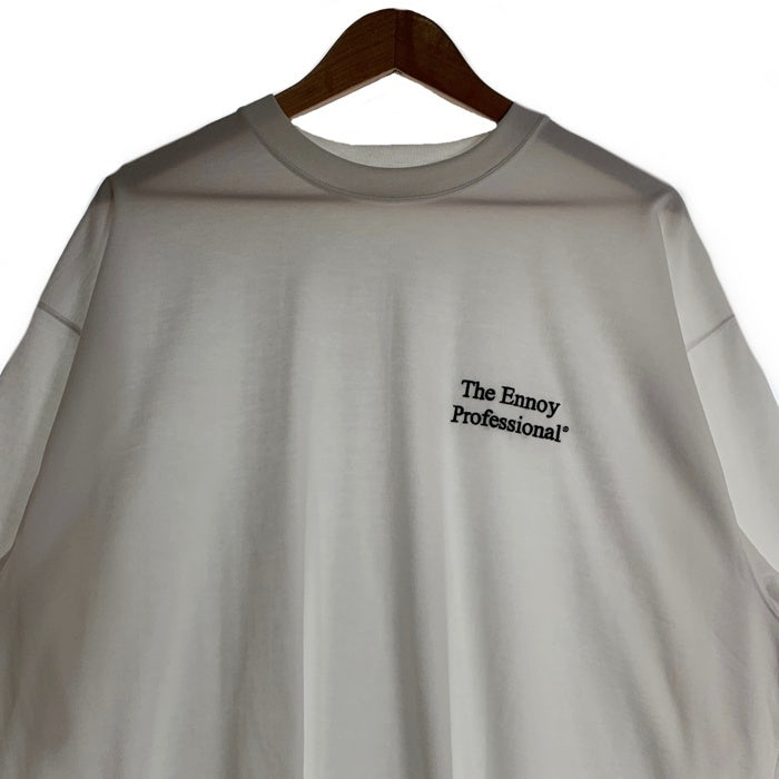 The Ennoy Professional エンノイ プロフェッショナル 24SS Logo T-Shirt ロゴ刺繡 Tシャツ ホワイト SS24BRENCT04NTL Size XXL 福生店