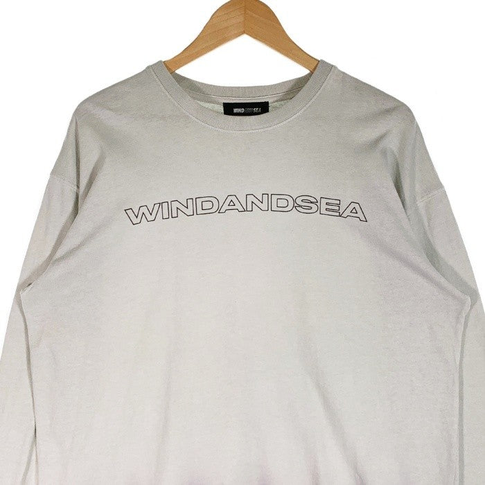 WIND AND SEA ウィンダンシー 23AW TIE DYE L/S TEE タイダイ ロングスリーブTシャツ グレー Size L 福生店