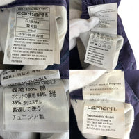 Carhartt WIP カーハートワークインプログレス CLUB PANT クラブパンツ チノ スリムストレート ネイビー I016447 Size 32×32 福生店