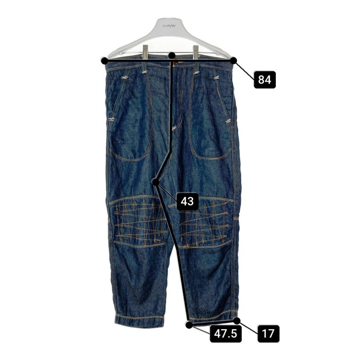JUNYA WATANABE COMME des GARCONS MAN ジュンヤワタナベ コムデギャルソンマン WG-P025 AD2020 リネン デニム サルエル バイカーパンツ インディゴ sizeS 瑞穂店