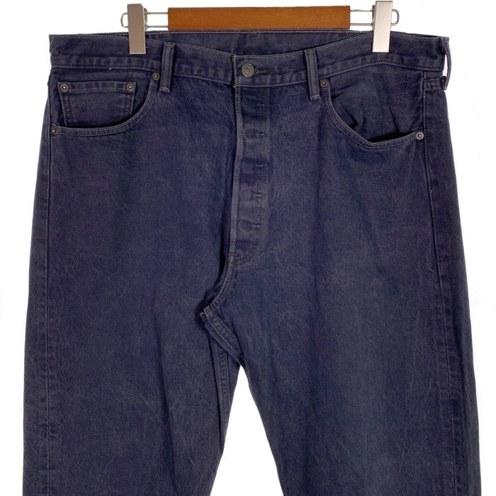 Levi`s リーバイス 501 カラーデニムパンツ ジーンズ 後染め ブラック ネイビー 005011135 Size 40×30 福生店