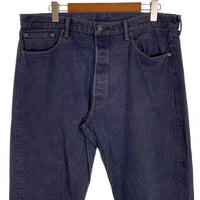 Levi`s リーバイス 501 カラーデニムパンツ ジーンズ 後染め ブラック ネイビー 005011135 Size 40×30 福生店