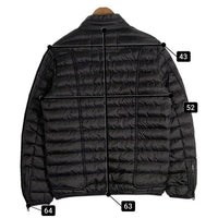 DIESEL ディーゼル W-HAWK-NW ジップアップ 中綿ジャケット ライダース ブラック A06422 0BHAZ Size S 福生店