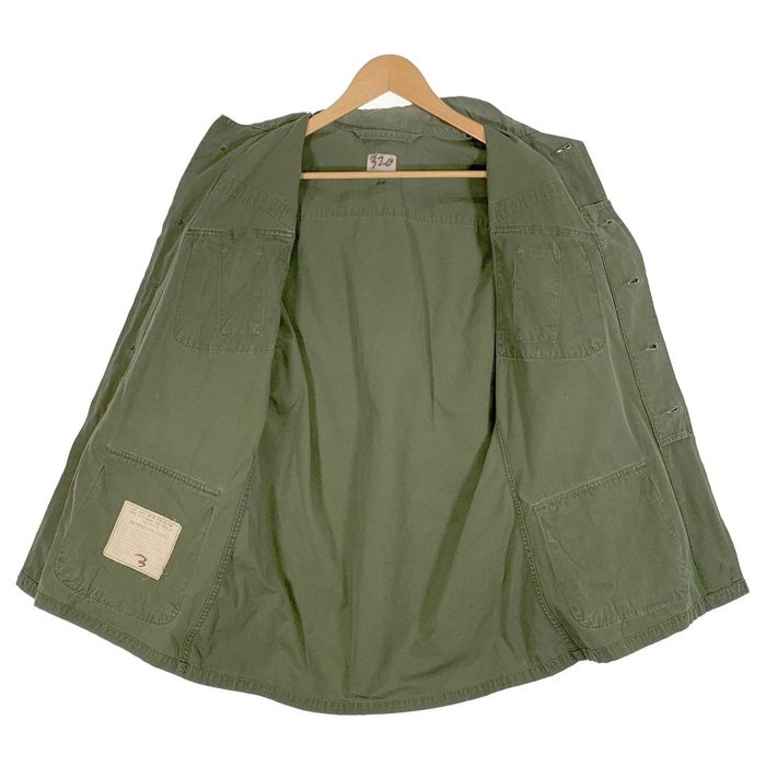 60's U.S.ARMY 米陸軍 Jungle Fatigue Jacket ジャングルファティーグ ジャケット オリーブ ノンリップ エポーレット無 Size S-R 福生店