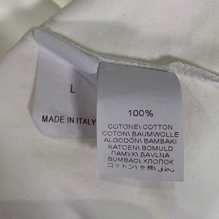 BRUNELLO CUCINELLI ブルネロクチネリ Vネック 半袖カットソー コットン ホワイト Size L 福生店