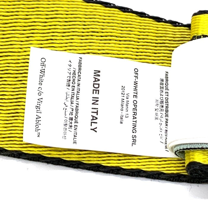 OFF-WHITE オフホワイト クラシック インダストリアルベルト イエロー Size O/S 福生店