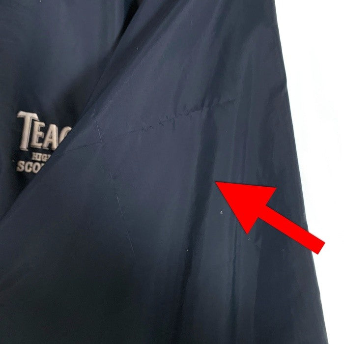 AUBURN SPORTSWEAR アーバンスポーツウェア TEACHER’S HIGHLAND CREAM SCOTCH WHISKY ナイロン コーチジャケット ネイビー USA製 Size XL 福生店