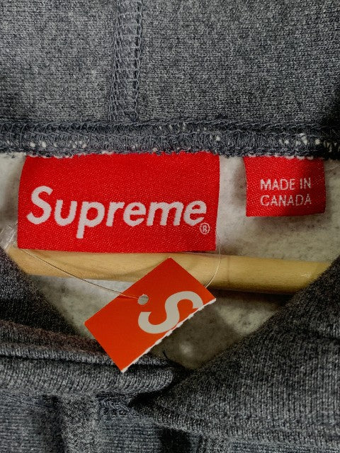 SUPREME シュプリーム 21AW Box Logo Hooded Sweatshirt ボックスロゴ スウェットパーカー チャコール Size L 福生店