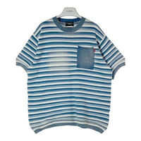glamb グラム Jade border knit ジェイドボーダーニット ポケットTシャツ GB17SM/KNT05 インディゴ Size 4 瑞穂店