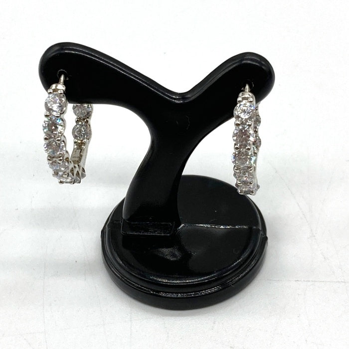 gift from New York ギフトフロムニューヨーク フルエタニティ フープピアス シルバー925 プラチナコーテイング 瑞穂店