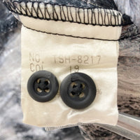 TORNADO MART トルネードマート シワ加工 ポリエステル 総柄シャツ 長袖 ブラック シースルー Size L 瑞穂店