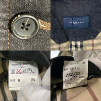 BURBERRY LONDON バーバリーロンドン ブラックデニムジャケット ミドル丈 ノバチェック BBP39-705-08 Size LL 福生店
