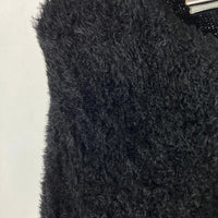 COMME des GARCONS コムデギャルソン RD-N512 AD2019 レーヨン×ナイロン ニットカットソー ブラック sizeM 瑞穂店