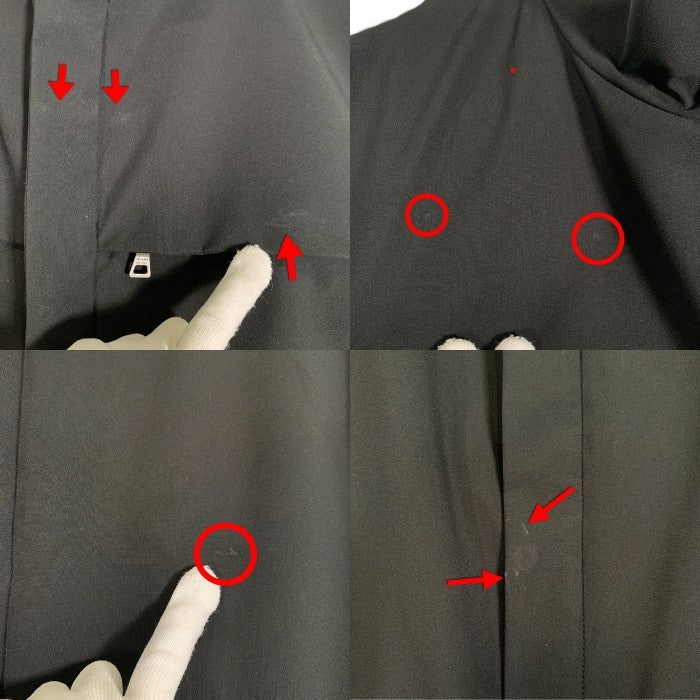 PRADA SPORT プラダスポーツ スタンドカラー ポリエステル ナイロン ジップアップジャケット ブラック WIND STOPPER SGV980 Size 46 福生店