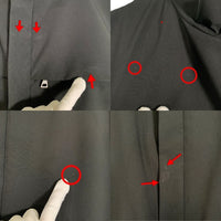 PRADA SPORT プラダスポーツ スタンドカラー ポリエステル ナイロン ジップアップジャケット ブラック WIND STOPPER SGV980 Size 46 福生店