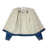Levi's リーバイス 70608-0216 USA製 ボタン裏527 デニムボアジャケット Gジャン リペア跡有 インディゴ size42 瑞穂店