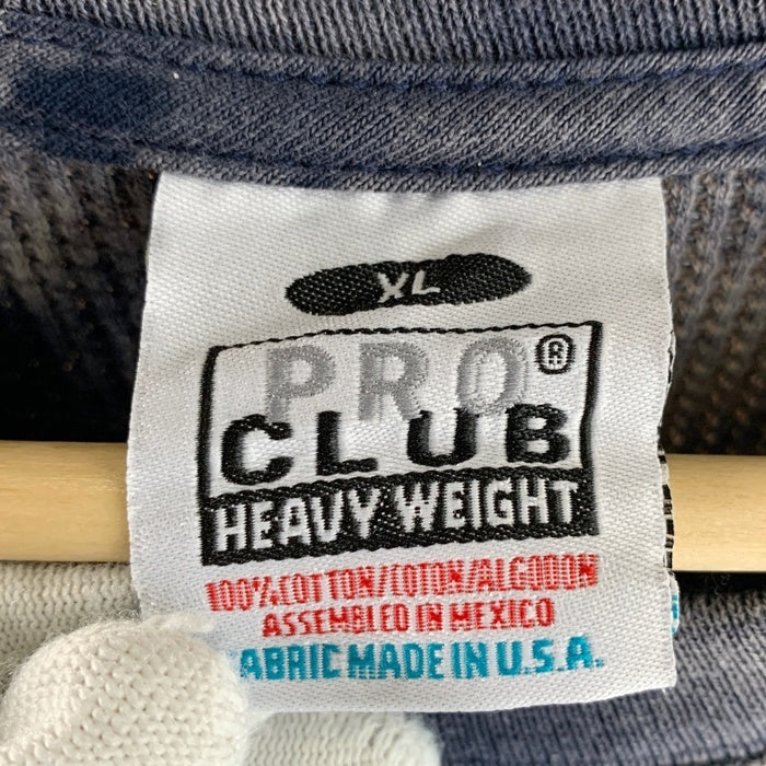 PRO CLUB プロクラブ タイダイ サーマルカットソー 長袖 ネイビー Size XL 福生店