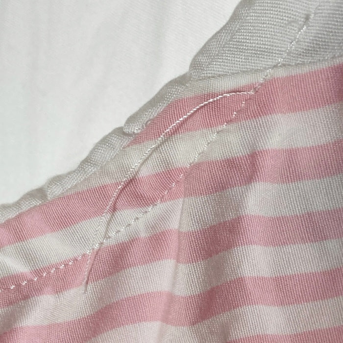 COMME des GARCONS HOMME PLUS コムデギャルソンオムプリュス AD2022 PK-B010 23SS ストライプ パッチワーク ロングシャツ ホワイト sizeS 瑞穂店