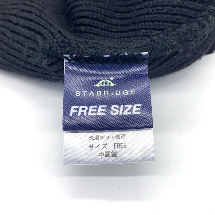 STABRIDGE スタブリッジ the Apartment ザ アパートメント the Beanie ザ ビーニー ニットキャップ ブラック イエロー 福生店