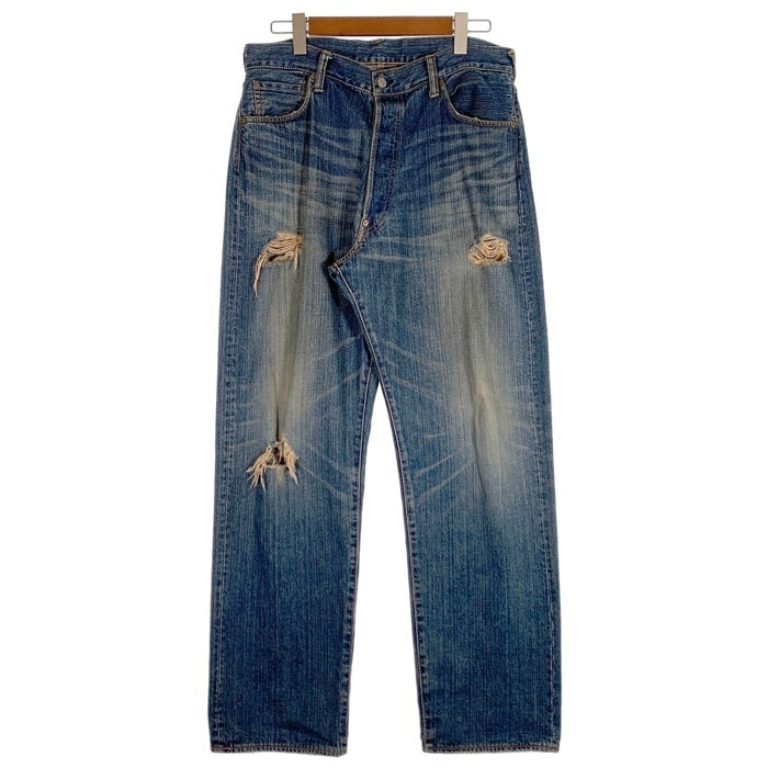 EVISU エヴィス Lot.2001 No.3 ストレート デニムパンツ カモメペイント インディゴ Size 38×32 福生店