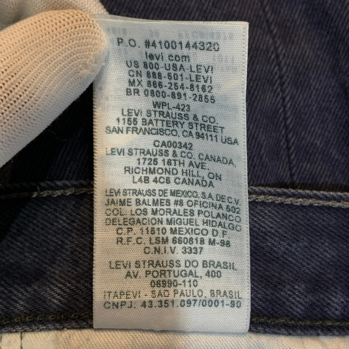 Levi`s リーバイス 501 カラーデニムパンツ ジーンズ 後染め ブラック ネイビー 005011135 Size 40×30 福生店