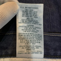 Levi`s リーバイス 501 カラーデニムパンツ ジーンズ 後染め ブラック ネイビー 005011135 Size 40×30 福生店