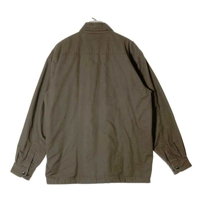 Carhartt カーハート Chatfield jacket 裏キルティング 企業ロゴ シャツジャケット ブラウン sizeL 瑞穂店