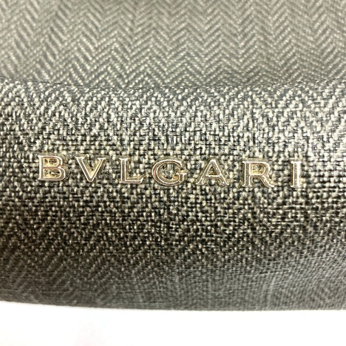 BVLGARI ブルガリ MM-L14-33400 ウィークエンド PVC クラッチバッグ セカンドバッグ グレー 瑞穂店