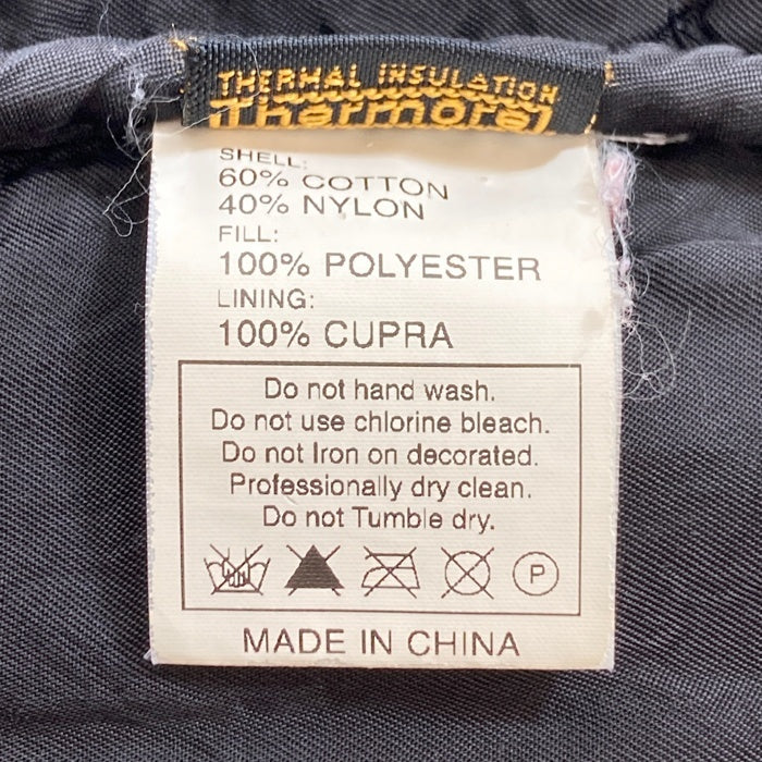 COOTIE クーティ キルティングワークベスト 中綿 ブラック Size L 瑞穂店