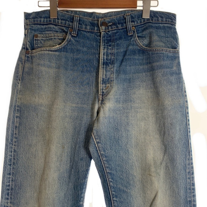 70's Levi's リーバイス 505 ボタン裏5 42TALON ジップ 黒カンヌキ デニムパンツ 505-0217 ライトブルー USA製 Size W35 L32 福生店