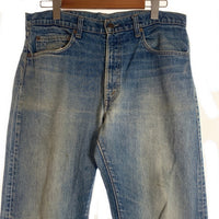 70's Levi's リーバイス 505 ボタン裏5 42TALON ジップ 黒カンヌキ デニムパンツ 505-0217 ライトブルー USA製 Size W35 L32 福生店