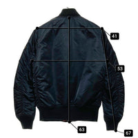 SWAGGER×ALPHA スワッガー×アルファ SWGJKT-401 MA-1 フライトジャケット ブラック sizeM 瑞穂店