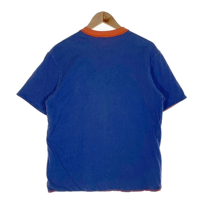 EASTPORT VIKINGS リバーシブル ダブルフェイス Tシャツ オレンジ ブルー Size M-L 相当 福生店