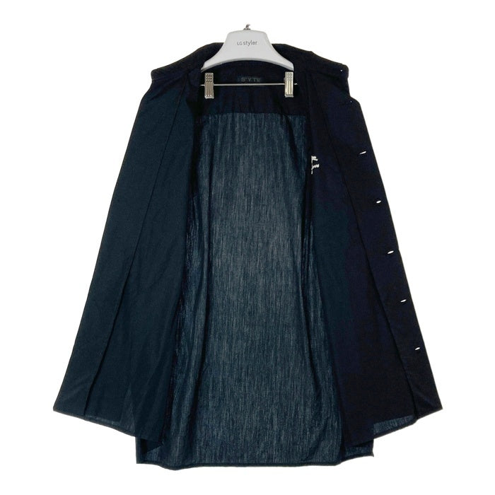 S'YTE サイト Yohji Yamamoto Planning Dept ヨウジヤマモト プランニングデプト 刺繡 ポケットシャツ ブラック size3 瑞穂店