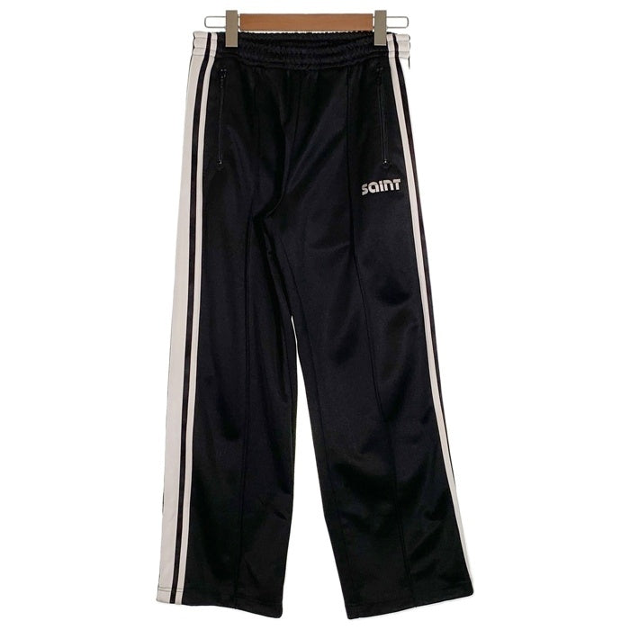 SAINT MICHAEL セントマイケル 24AW TRACK PANTS トラック パンツ ブラック ホワイト SM-YS1-0000-074 Size S 福生店