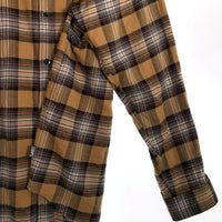 EXAMPLE エグザンプル BB BEAR CHECK SHIRTS 長袖 シャツ ベージュ Size XL 福生店
