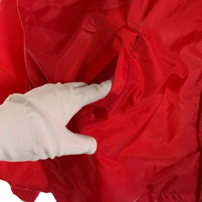 Birdie by Richard A.LEslie 裏ボア ナイロンコーチジャケット レッド USA製 Size XL 福生店