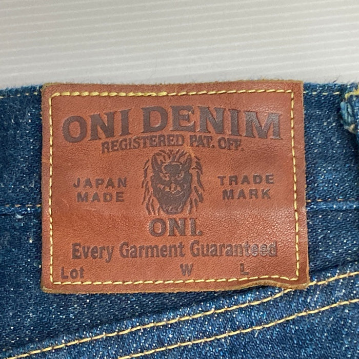ONI DENIM 鬼デニム ONI-246ZR 20oz 鬼シークレット すっきりストレート デニムパンツ インディゴ size38 瑞穂店