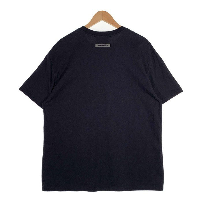 ESSENTIALS エッセンシャルズ ラバープリント Tシャツ 半袖 ネイビー Size M 福生店