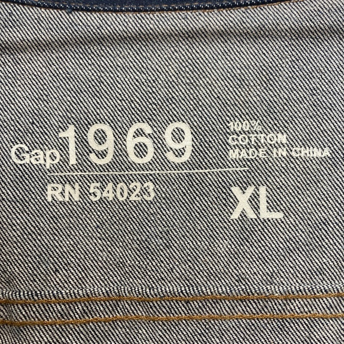 GAP ギャップ 4thタイプ ドーナツボタン トラッカージャケット Gジャン インディゴ sizeXL 瑞穂店