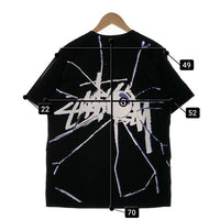 STUSSY ステューシー SHATTERED TEE シャッタード Tシャツ プリント 8ボール ブラック Size M 福生店