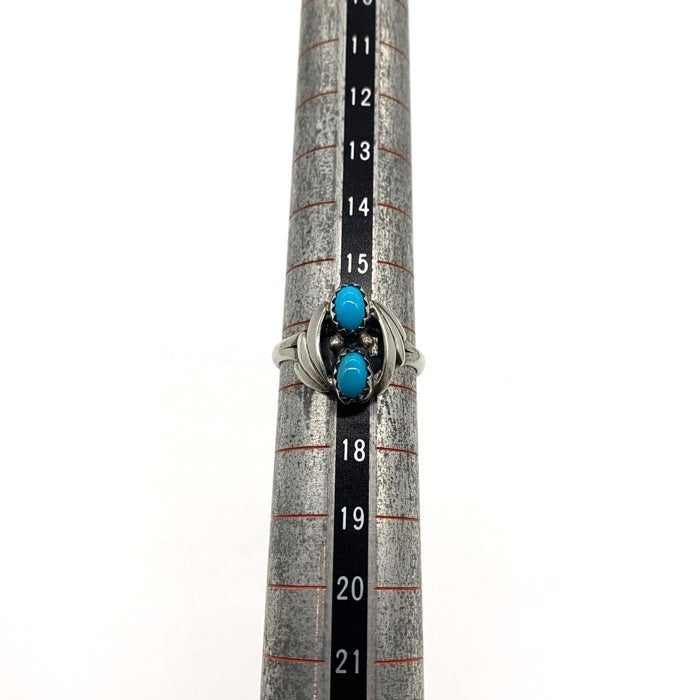 AL 刻印 ターコイズ シルバーリング 925 Size 17号 福生店