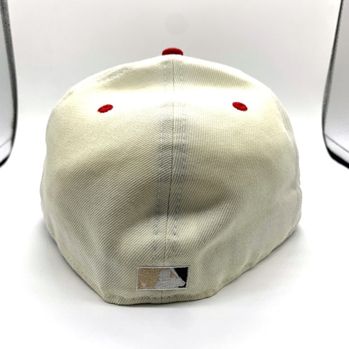 NEWERA ニューエラ HOUSTON ASTROS ヒューストンアストロズ THE CAP別注 59FIFTY ベースボールキャップ サイドパッチ ブラウン オフホワイト Size 7 5/8 (60.6cm) 福生店